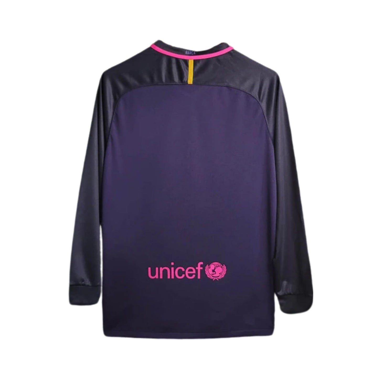 Barcelona 16/17 Camisa Alternativa Manga Longa