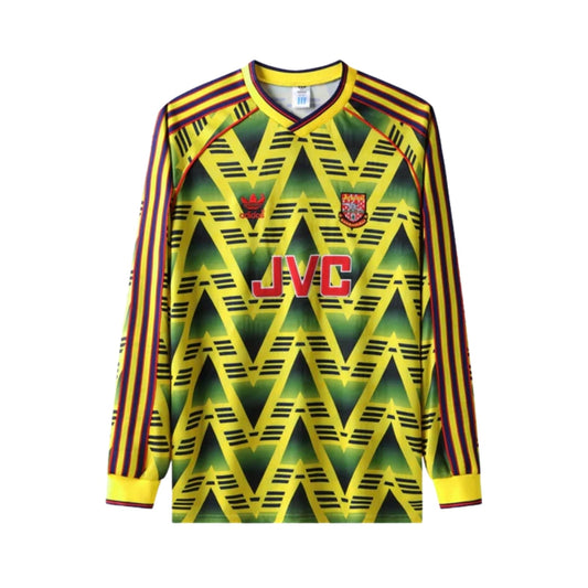 Camisa reserva de manga comprida do Arsenal 91/92