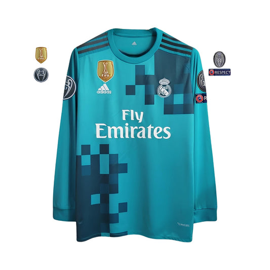 Real Madrid 17/18 Third - Liga dos Campeões - Manga Longa