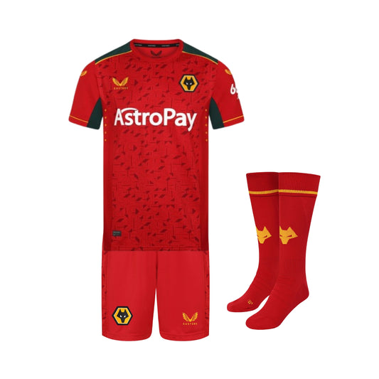 Kit Infantil - Wolves 23/24 Fora