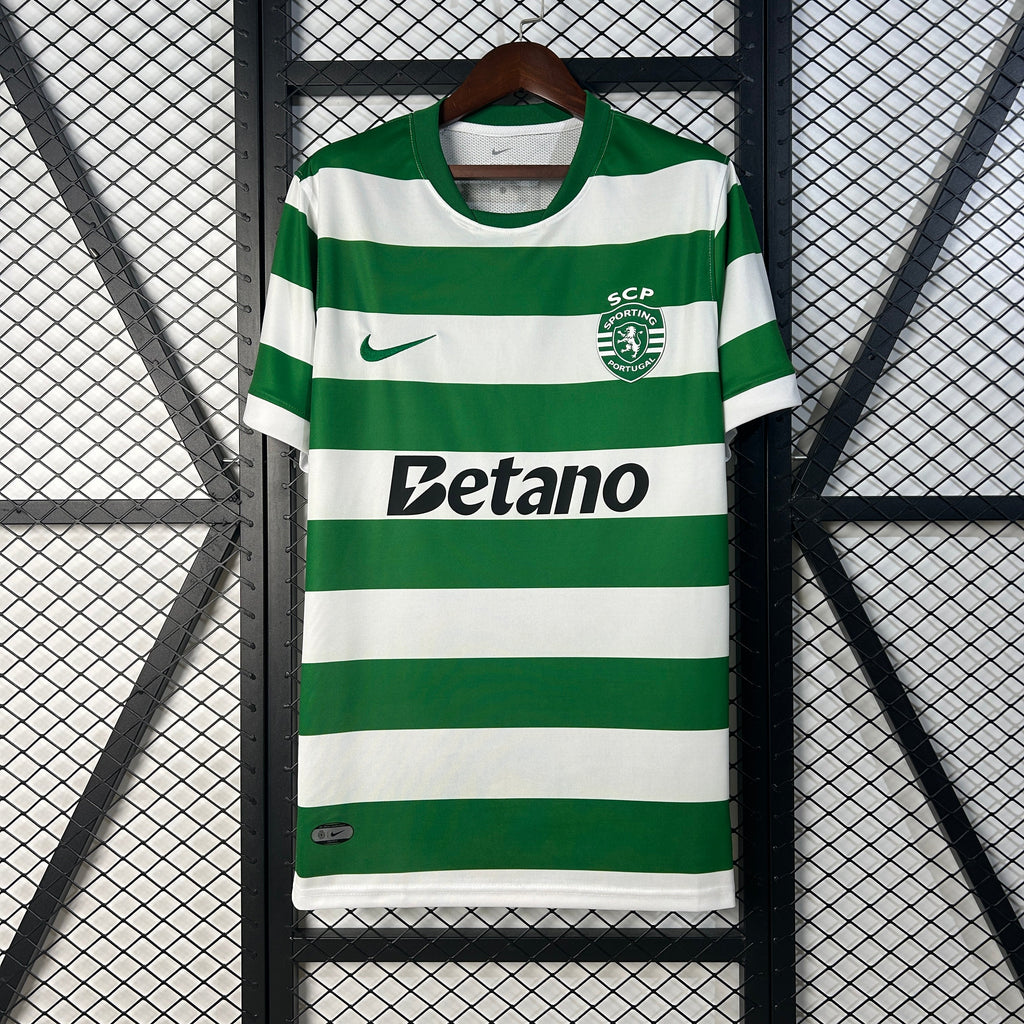 Camisola Local 25/26 verde e branca